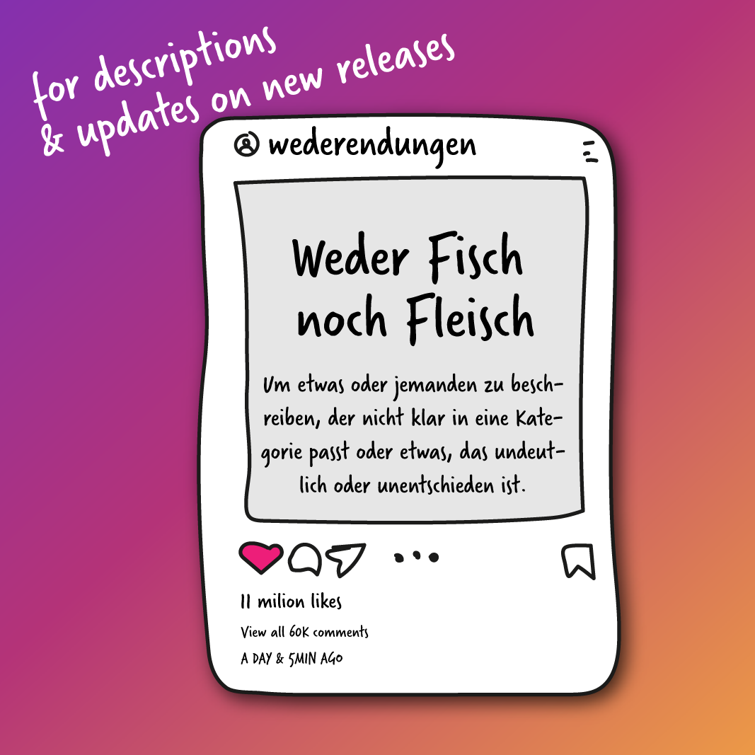 Deutsche Redewendungen und Sprichwörter - Plakat