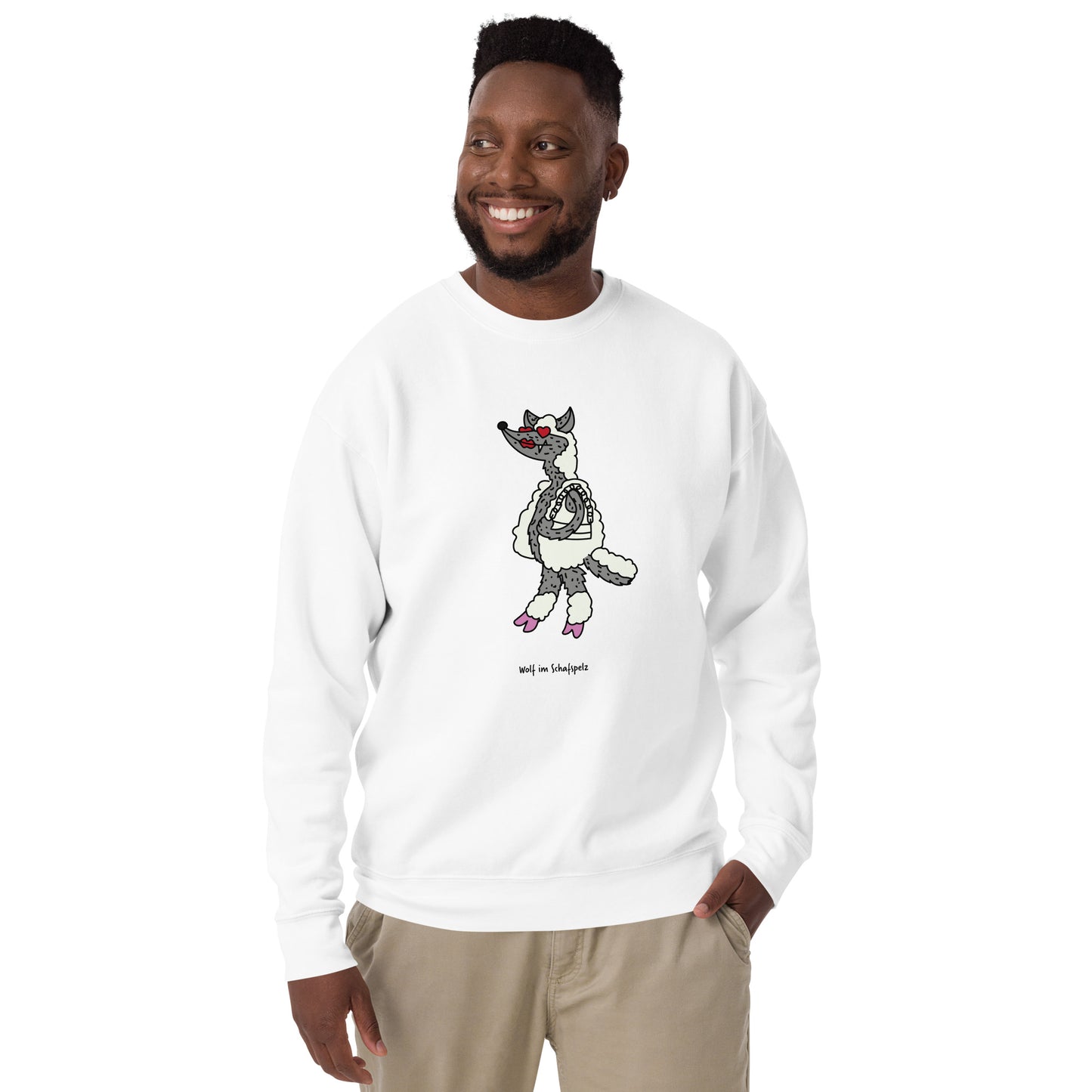 Wolf im Schafspelz Unisex Premium Sweatshirt
