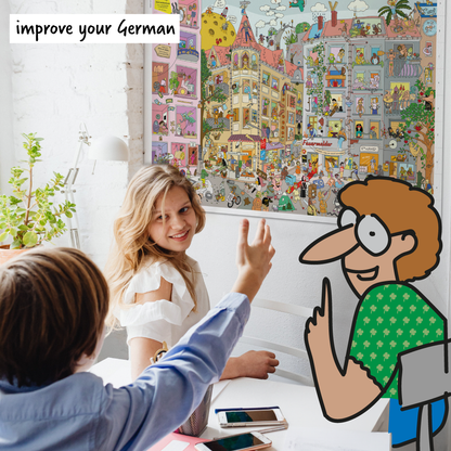 German idioms and proverbs - poster